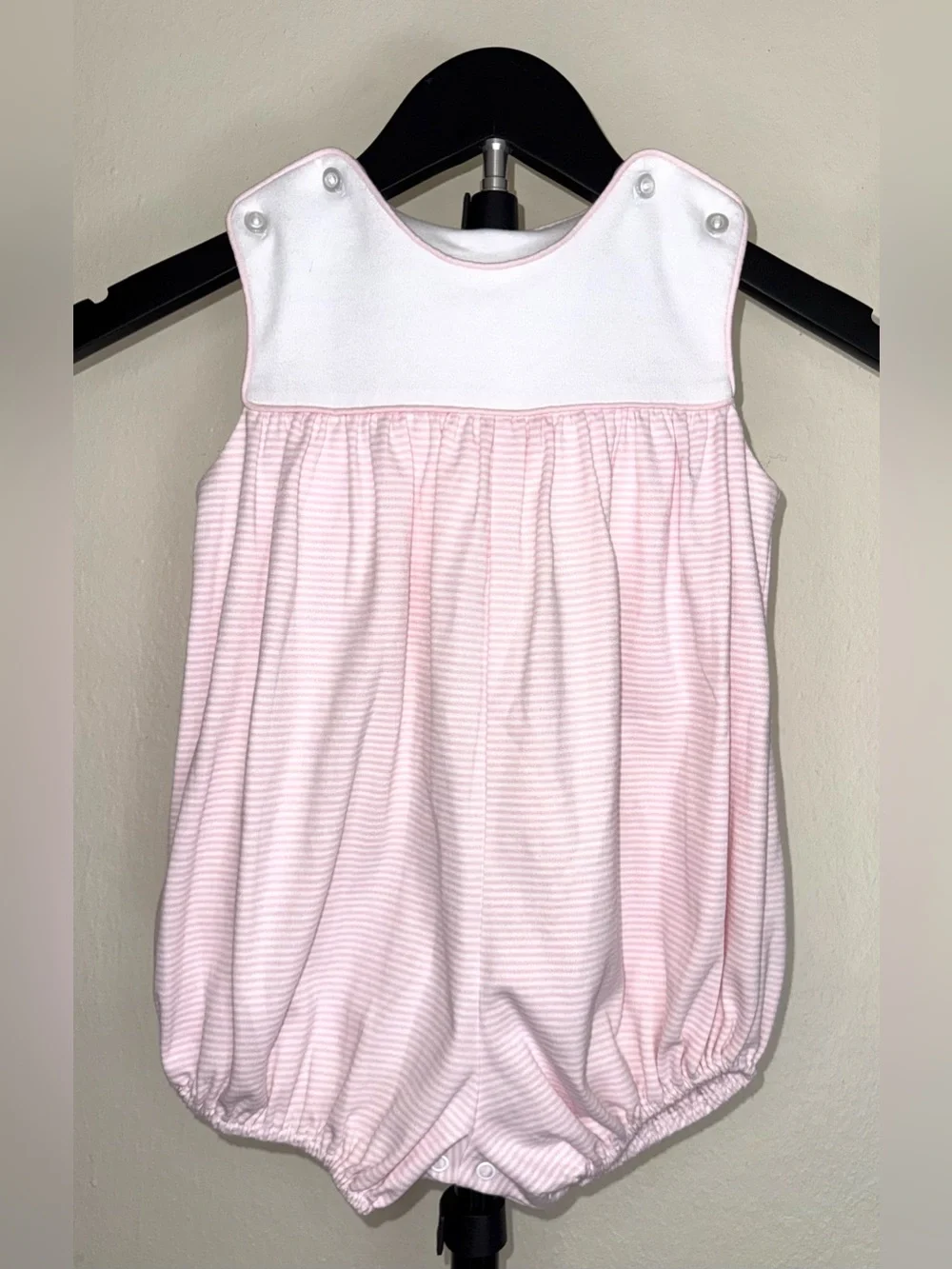 Lullaby Set Charming Bubble in Pensacola Pink Ministripe, size 24 mos, NWT